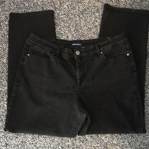 Womens Bandolino Black Jeans 16P